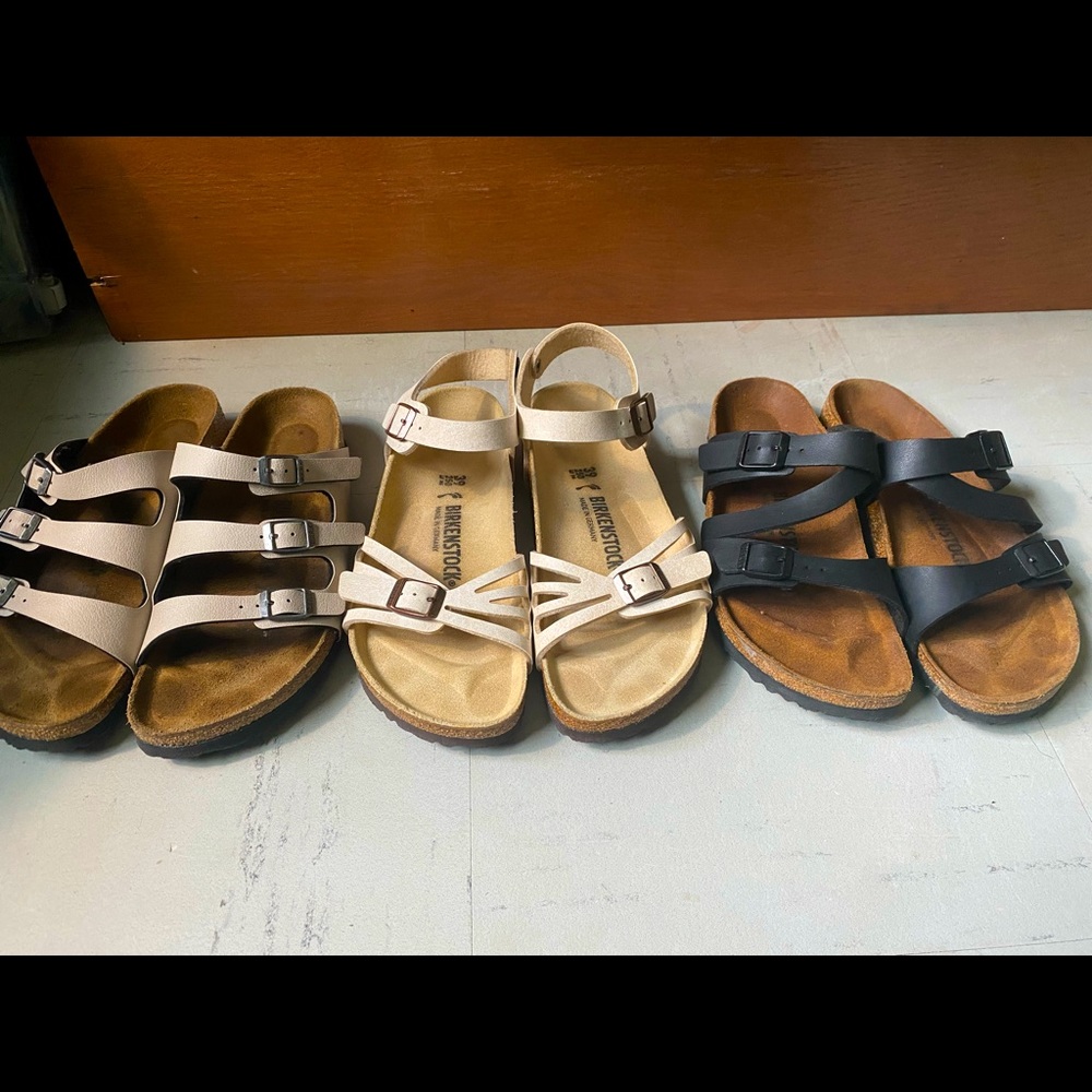 Lot of 3 Women’s Birkenstock Sandal